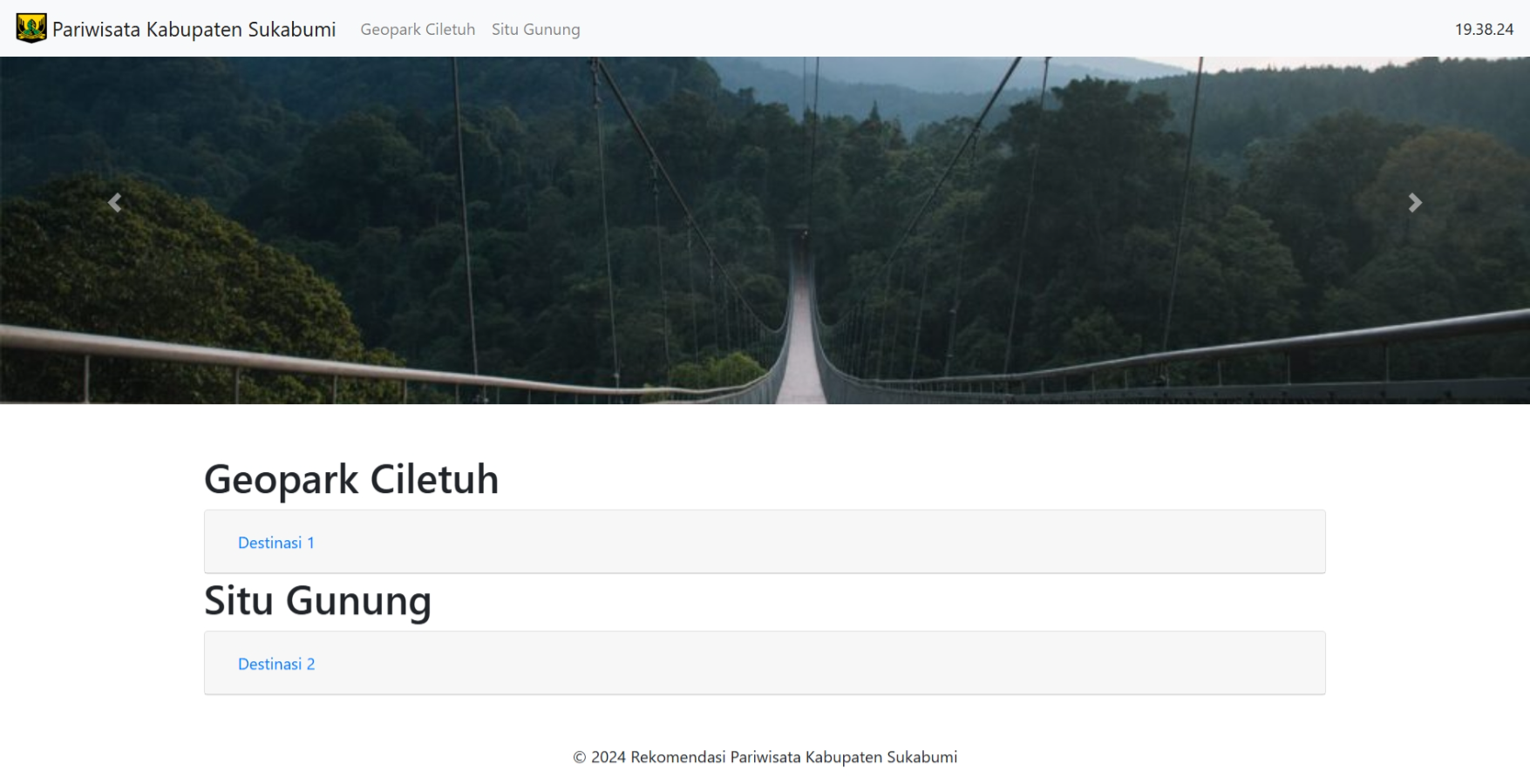 Rekomendasi Pariwisata Kabupaten Sukabumi